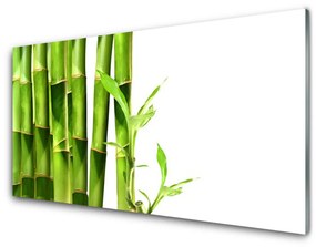 Fali üvegkép bambusz növény 120x60cm