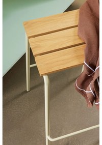 Bézs-natúr színű bárszék szett 2 db-os (ülésmagasság 76 cm) Stilt – Hübsch