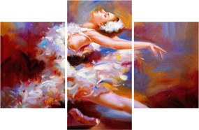 Kép - Balerina, festmény (90x60 cm)