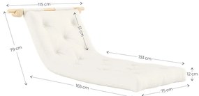 Bézs fotel Hooked – Karup Design