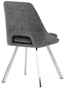 Szürke Bouclé Étkezőszék. DCL-W1174 GREY2