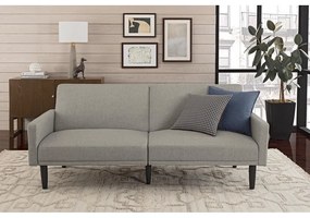 Világosszürke kinyitható kanapé 198 cm - Støraa