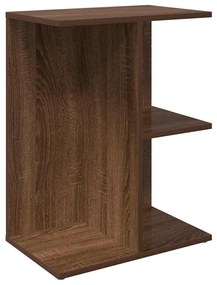 éjjeliszekrény barna tölgyfa 46,5x29x61 cm gépi forgácsolt fa