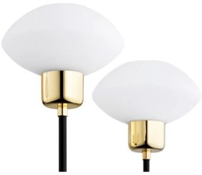 Argon 2128 - RAVELLO 5xE14/15W/230V fekete/arany csillár rúdon