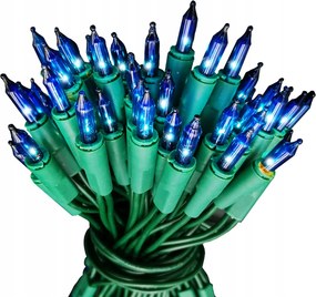 Karåcsonyfa låmpåk Kék izzós 100 db