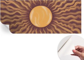 Divatos öntapadós fali tapéta Napsugarak 250x104 cm