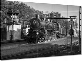 Vászonkép 100x70 Gőzmozdony Wolsztynból