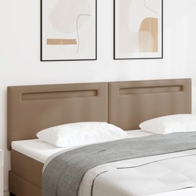 Fejtámla Egyszerű Design Kávébarna 180 cm Műbőr