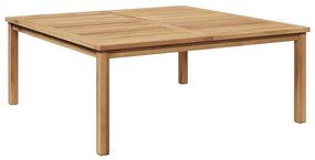 Dohányzóasztal Barna 110 x 110 x 45 cm Tömör tíkfa
