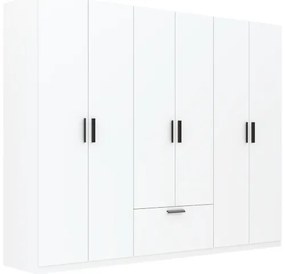 LITA Óriásgardrób 270 cm. Fehér Színben.