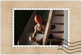 Plakátok 60x40 Izmos építőmunkás