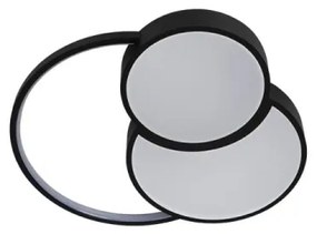 LED Dimmelhető mennyezeti lámpa LED/60W/230V 3000-6500K fekete + távirányító