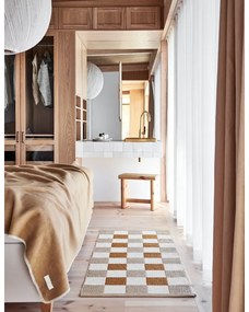 Okkersárga-bézs kültéri-beltéri futószőnyeg 70x160 cm Pix Vanilla Ochre – Pappelina