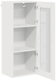 Fali konyhaszekrény polcokkal Fehér 40 x 31 x 100 cm Faanyag