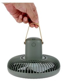 Zöld asztali lámpa ventilátorral, távirányítóval (magasság 26 cm) Beyond – Gingko
