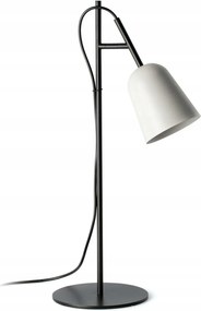 Faro Studio asztali lámpa fehér, forgóernyő, E14, 50-es évekbeli design