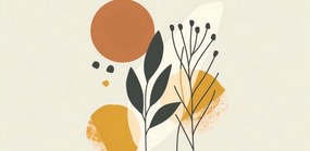 Poszter 91,3x44,5cm Botanikus nyomás