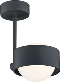 ARGON 8060 MASSIMO PLUS Modern Mennyezeti Lámpa Fekete, Opál Szőnyeg G9 IP44