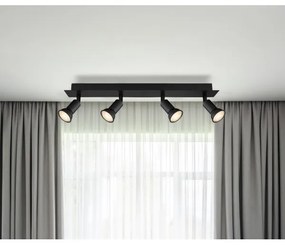 Globo 57998-4 - Spotlámpa DREW 4xGU10/35W/230V fekete