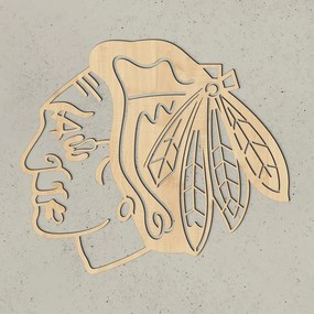 Fa 3D logó - Chicago Blackhawks