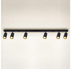 Brilagi - Spotlámpa SELE 6xGU10/30W/230V fekete/arany