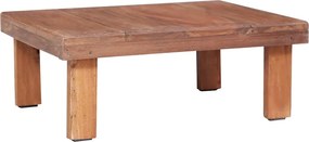 vidaXL tömör mahagóni fa dohányzóasztal 60 x 45 x 23 cm