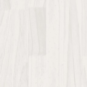 kétszintes fehér tömör fenyőfa könyvszekrény 100 x 30 x 70 cm