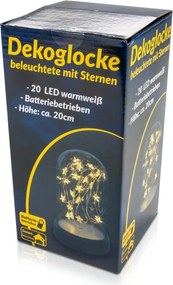 Karácsonyi fénykupola szett 20 LED 2 db meleg fehér