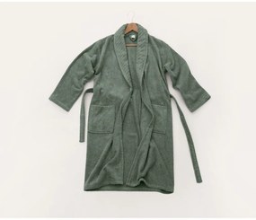 Zöld pamut fürdőköpeny S/M - Foutastic