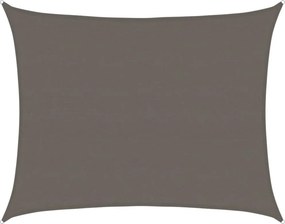 vidaXL antracitszürke HDPE napvitorla 160 g/m² 6 x 8 m