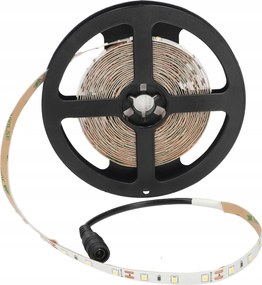 Edo Led szalag 12V 5W/m 6000K Hideg Fehér szabályozható CRI>90 korong 5m