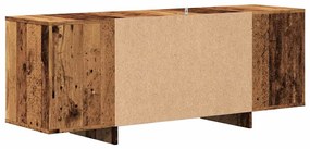 antik fa színű szerelt fa TV-szekrény 130 x 35 x 50 cm