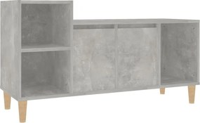 vidaXL betonszürke szerelt fa TV-szekrény 100 x 35 x 55 cm