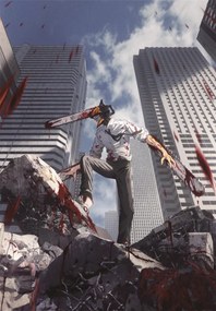 Chainsaw Man Bloody 1000 db-os puzzle Clementoni