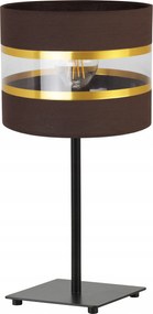 Éjjeli Asztali Lámpa Lámpabúra Elegáns Arany 20 CM