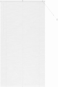 vidaXL Zsalugáter Redőnyök Fehér 220 x 115 cm Alumínium