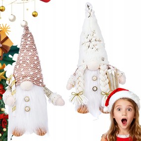 2x Karácsonyi Törpe elemes világító Plüss Karácsony