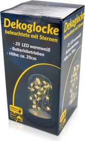 NEXOS Dekoratív kúp 20 LED Meleg fehér 22 cm
