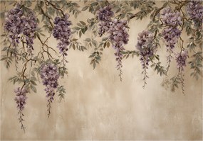 Fotótapéta Levendula Lógó Beton Hálószoba Nappali Tapéta Flizelina 200x140