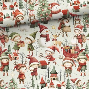 Függöny anyaga Manók