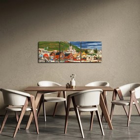 Kép - Húsavík (órával) (90x30 cm)
