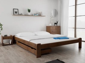 ADA ágy 180x200 cm,tölgyfa Ágyrács: Lamellás ágyrács, Matrac: Matrac nélkül