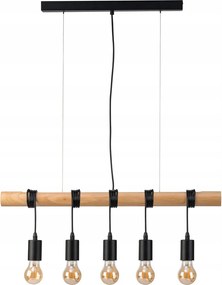 Livarno Modern fĂŒggĆlĂĄmpa Orbit 5 LĂĄmpabĂșra fekete/ĂŒveg R-120 RR-81