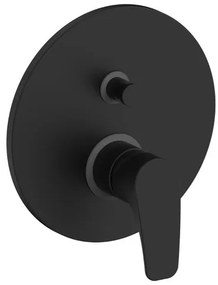 Kád csaptelep SAT Project vakolat alatti résszel együtt fekete matt SATBSPRO215C