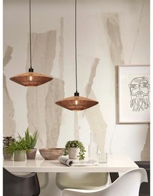 Natúr színű függőlámpa juta búrával ø 40 cm Iguazu – Good&amp;Mojo