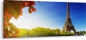 Kép - ősz Párizsban (120x50 cm)