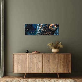 Kép - Tintacseppek (órával) (90x30 cm)