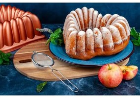 KITCHISIMO szív alakú kuglófform/rézszínű