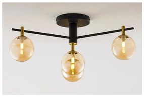 Jupiter 2031 - Felületre szerelhető csillár FIGARO 4xG9/10W/230V fekete/arany/bézs