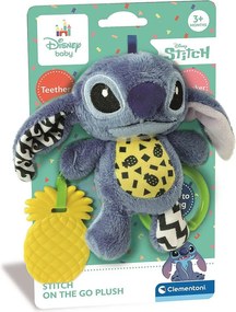 Disney Lilo és Stitch, A csillagkutya Ananas plüss figura és rágóka Clementoni